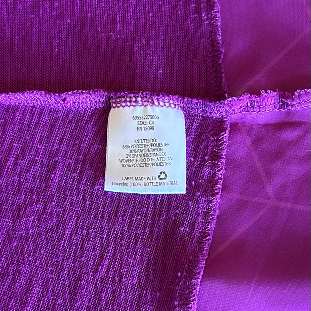 Metaphor Open Front Magenta Purple Cardigan - Large - Picture 9 of 9